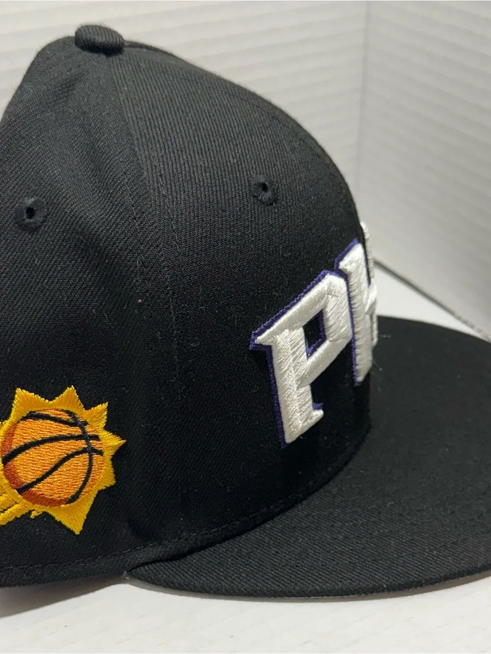 Phoenix Suns DIAMOND 75 CITY-SERIES ALTERNATE Black Fitted Hat by New Era 7 5/8